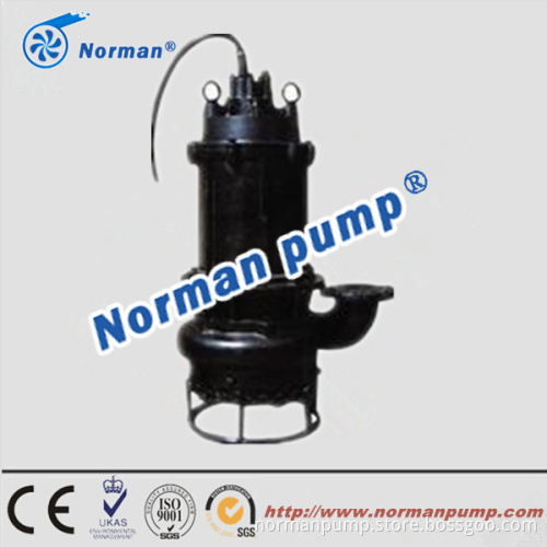 Submersible vertical slurry pump
